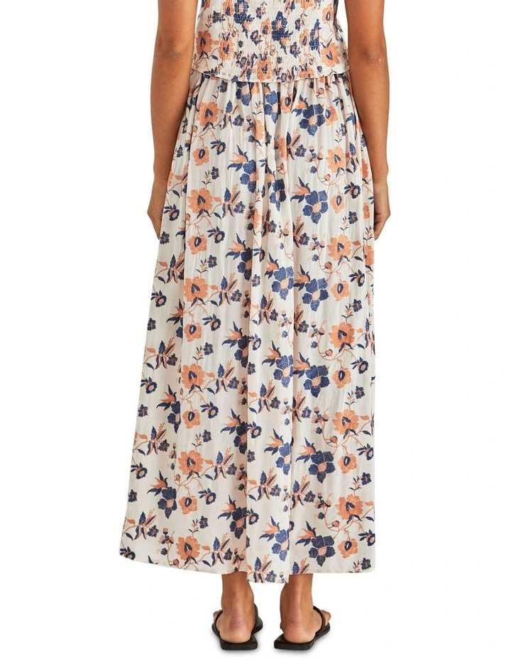 Luca Full Skirt in Floral Embroidery image 2