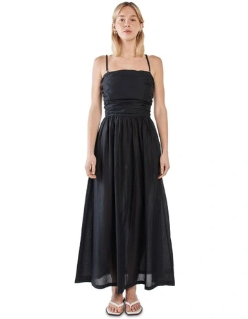 Mina Strapless Dress in Black