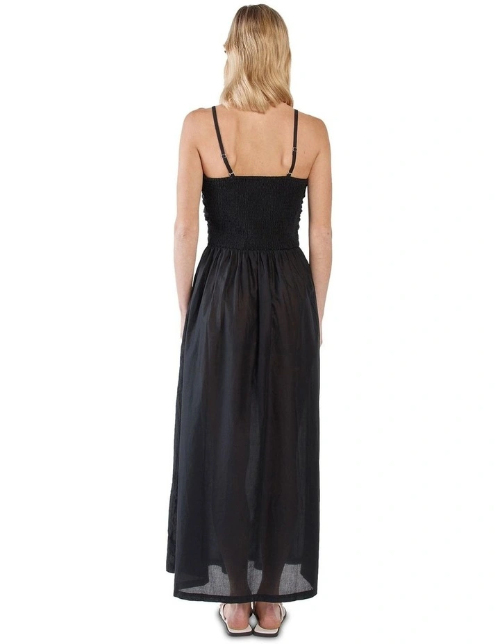 Mina Strapless Dress in Black image 2
