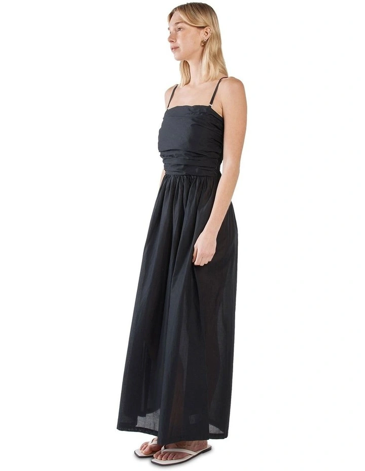 Mina Strapless Dress in Black image 3