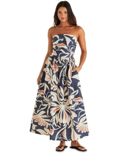 Jana Strapless Dress in Wild Orchid