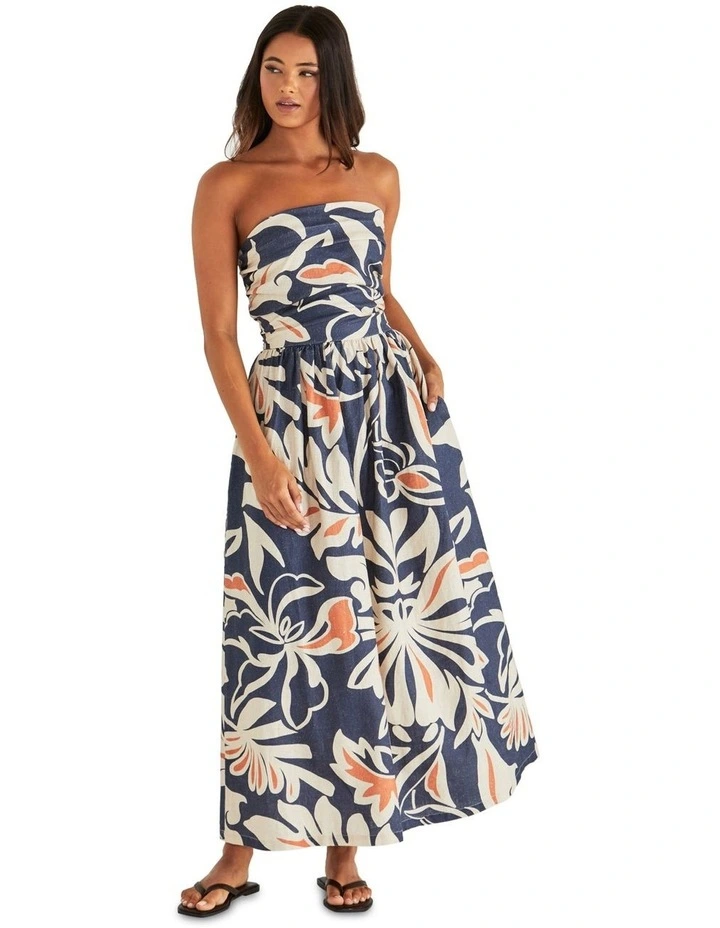 Jana Strapless Dress in Wild Orchid image 4