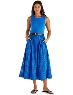 Pattie Dress in Blue