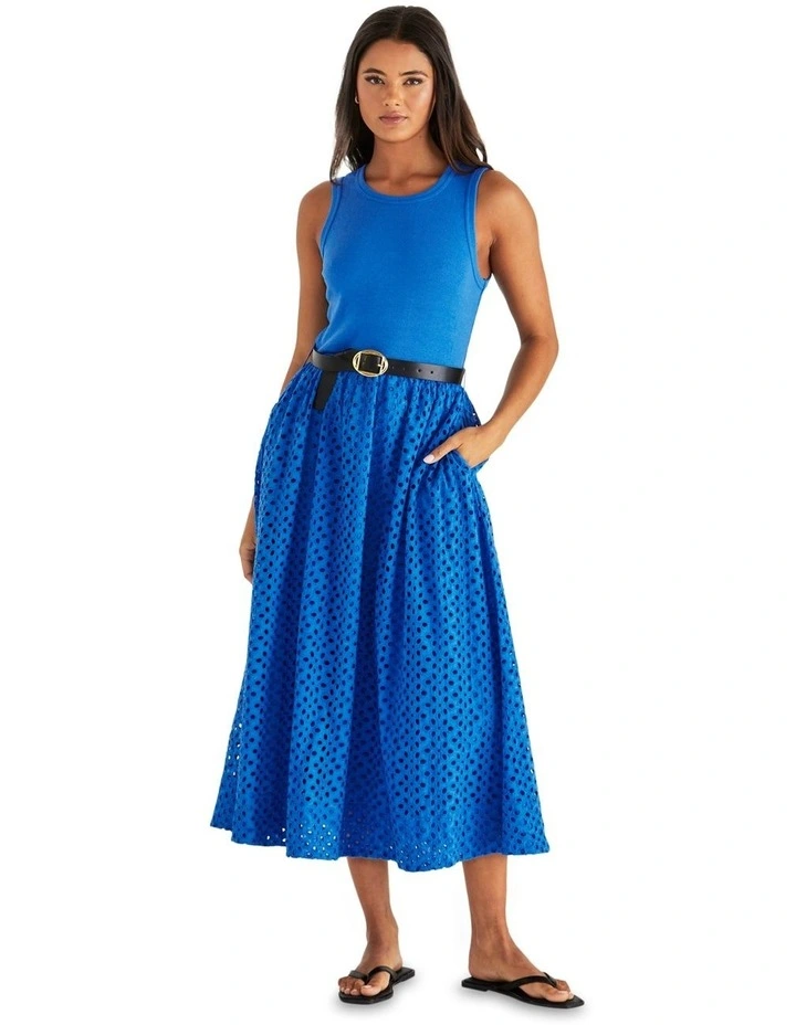 Pattie Dress in Blue image 4