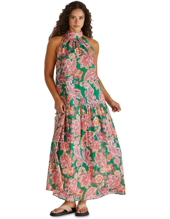 Malia Halter Dress in Pink image 1