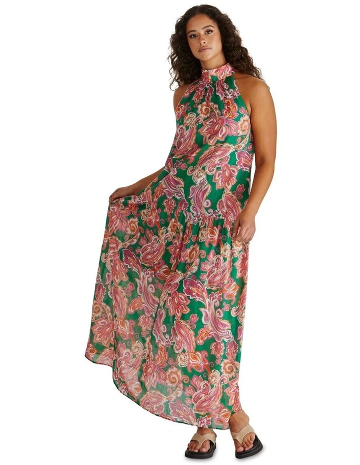 Malia Halter Dress in Pink image 3