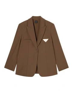 Salt Lake Off Single Breasted Blazer