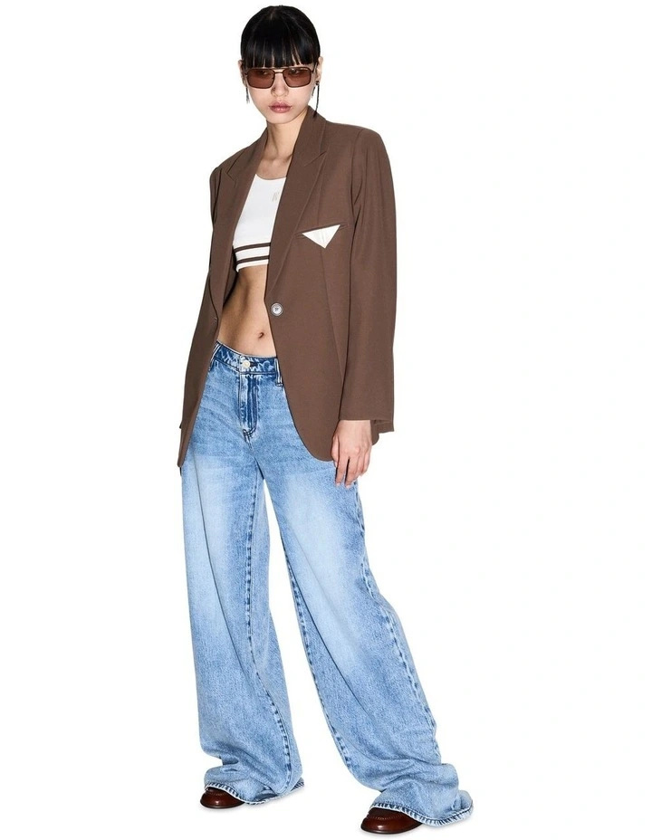 Salt Lake Off Single Breasted Blazer image 4