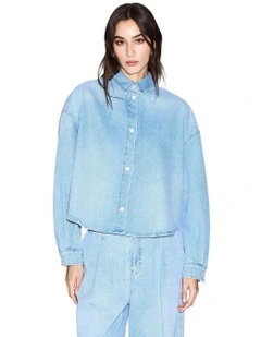 Denim Shirt in Light Blue
