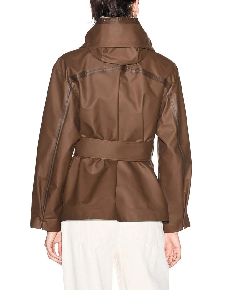 Salt Lake Belted Coat in Earth image 2