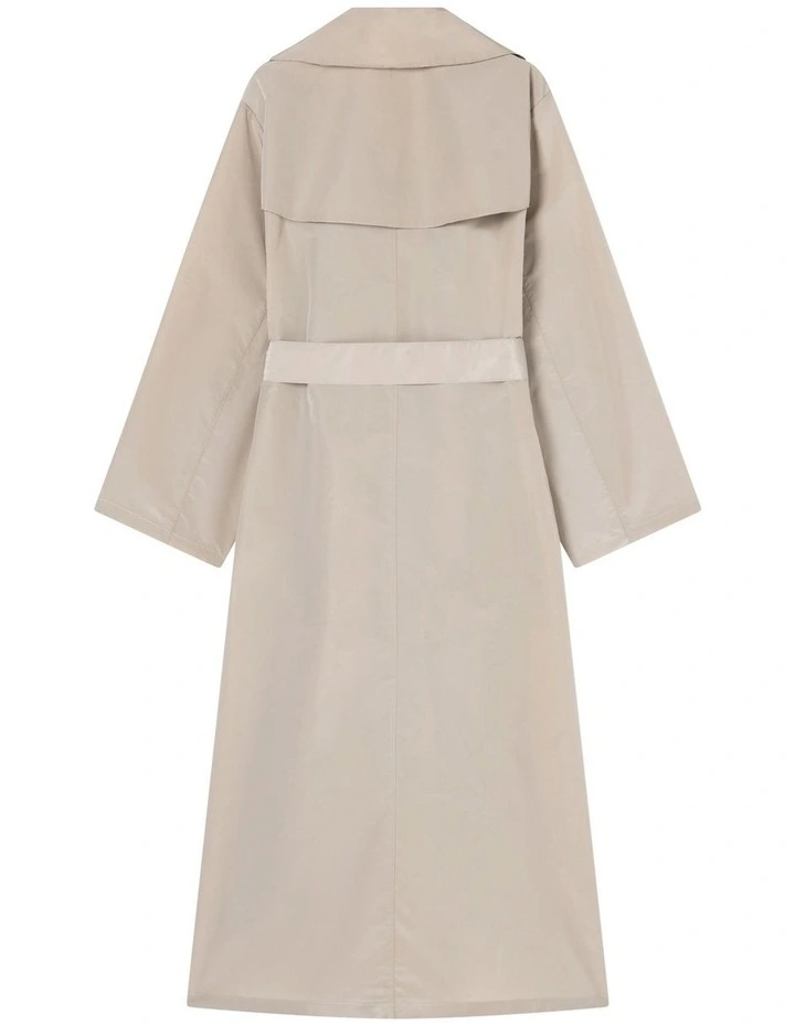 Salt Lake Trench Coat in Tan image 2