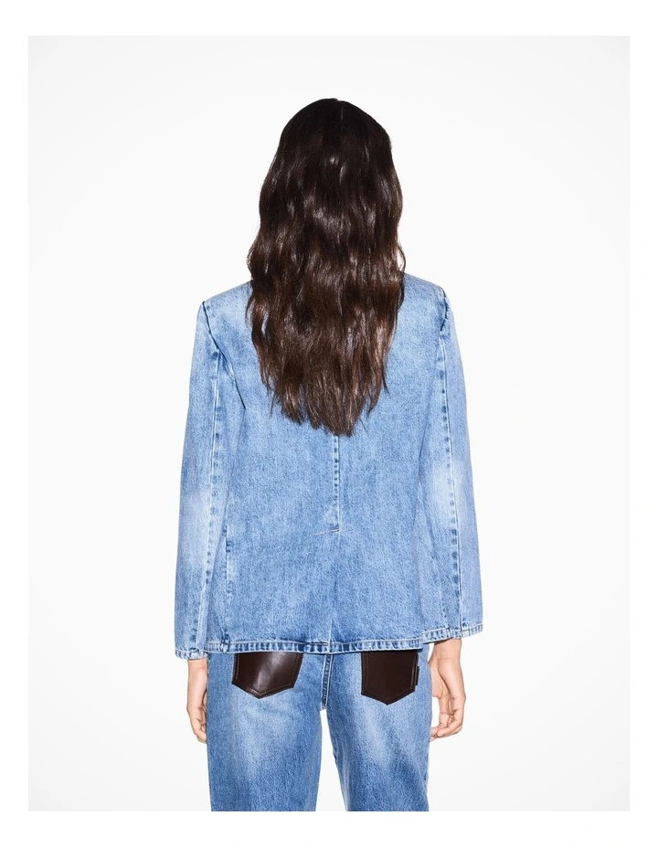 Modern Drama Patch Pocket Denim Jacket image 2
