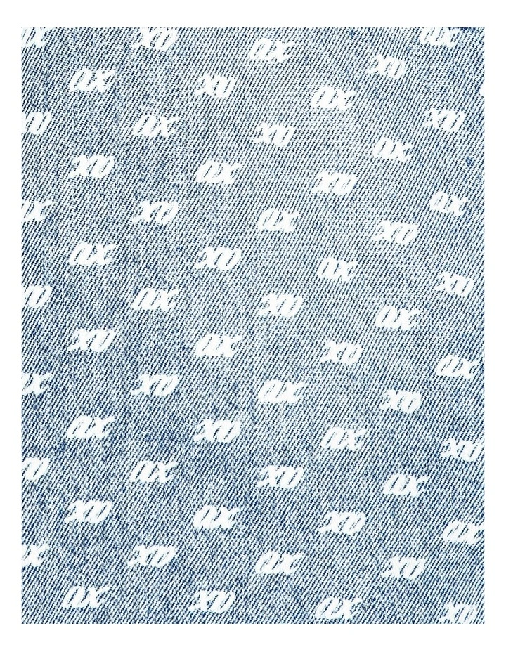 Studio Theatre All Over Logo Relaxed Light Denim Shirt image 5