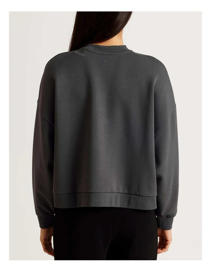 Logo Sweatshirt Chill Steel image 2