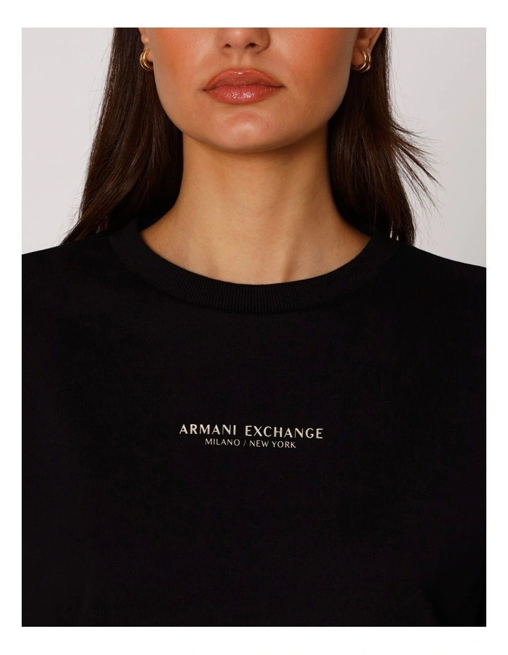 Logo Sweatshirt in Black/Gold image 2