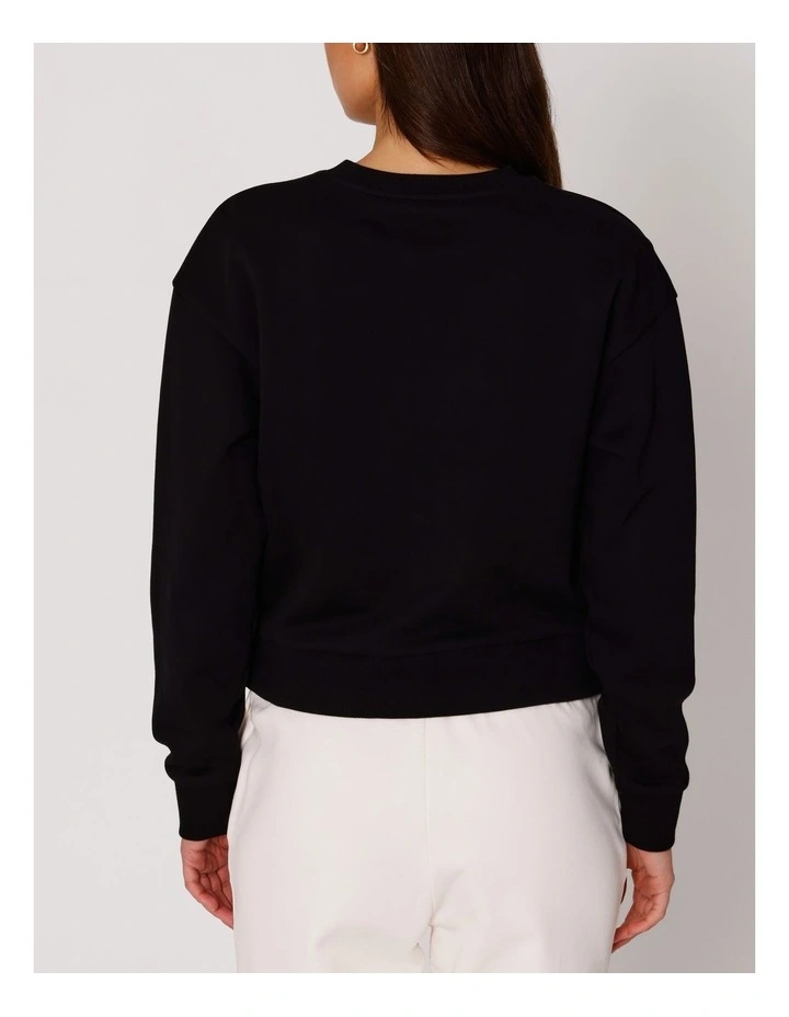 Logo Sweatshirt in Black/Gold image 3