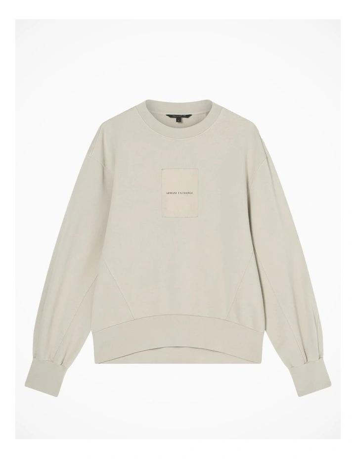 Ibiza Logo Patch Sweatshirt in Grey image 1