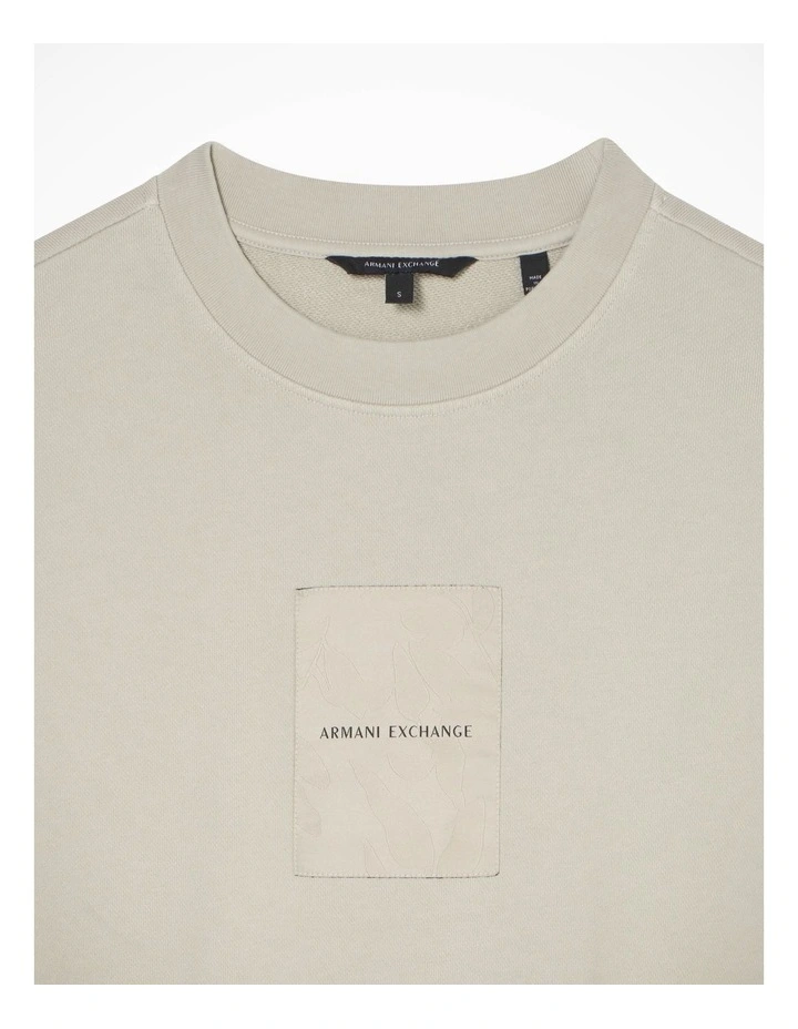 Ibiza Logo Patch Sweatshirt in Grey image 2