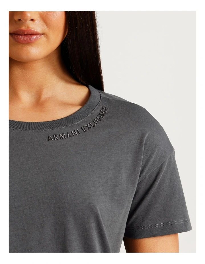 Logo Tee in Grey image 2