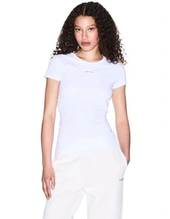 Logo T-shirt in Optic White