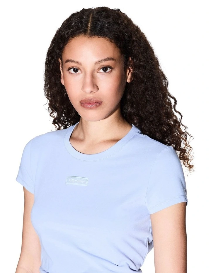 Logo T-shirt in Studio Sky image 4