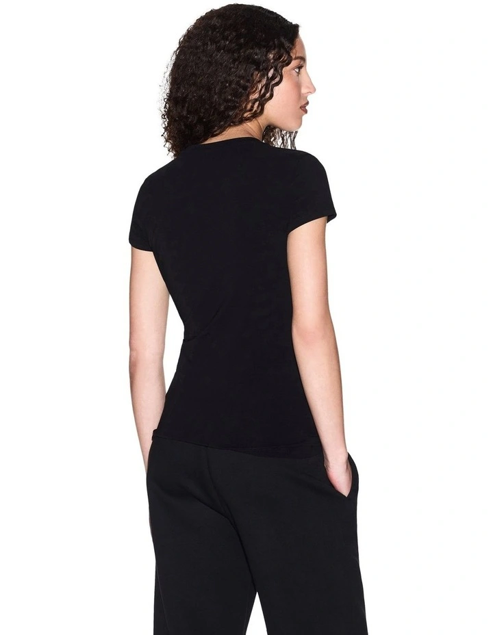 Logo T-shirt in Black image 2