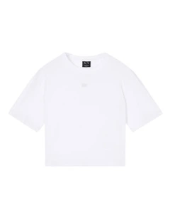 Salin De Giraud Cropped T-shirt in White