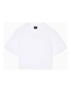 Salin De Giraud Cropped T-shirt in White