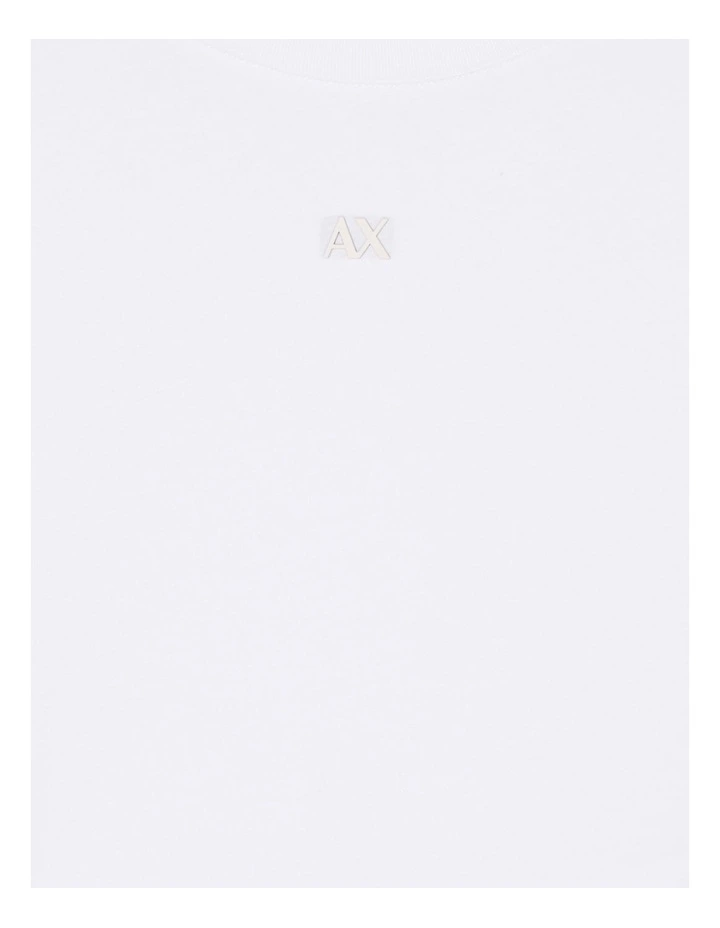 Salin De Giraud Cropped T-shirt in White image 3