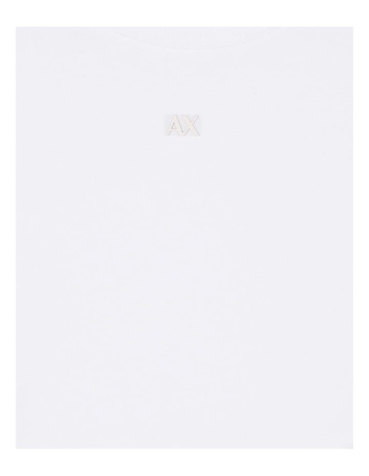 Salin De Giraud Cropped T-shirt in White image 3