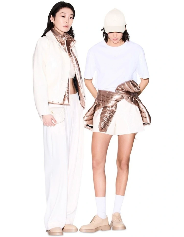 Salin De Giraud Cropped T-shirt in White image 4