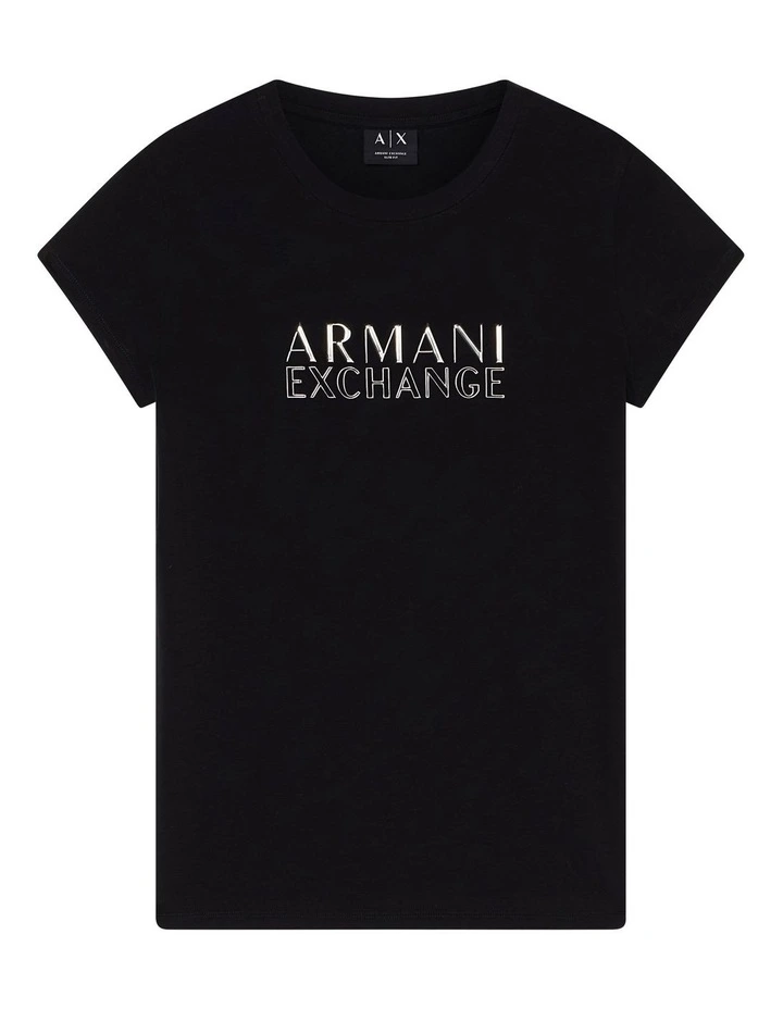 Salin De Giraud Slim Fit Logo T-shirt in Black image 5