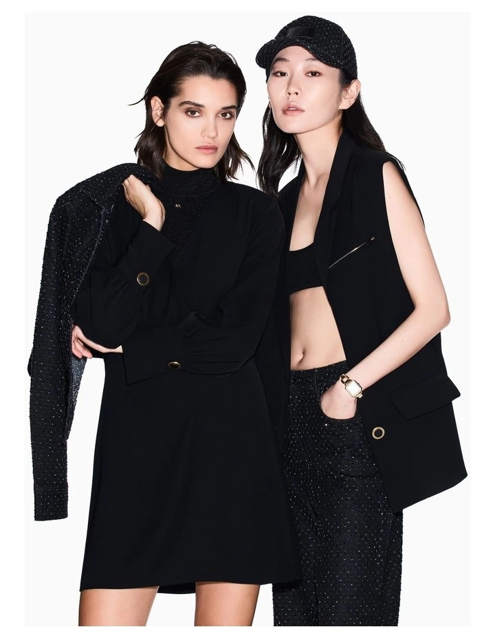 Salin De Giraud Ribbed Knit Top in Black image 3