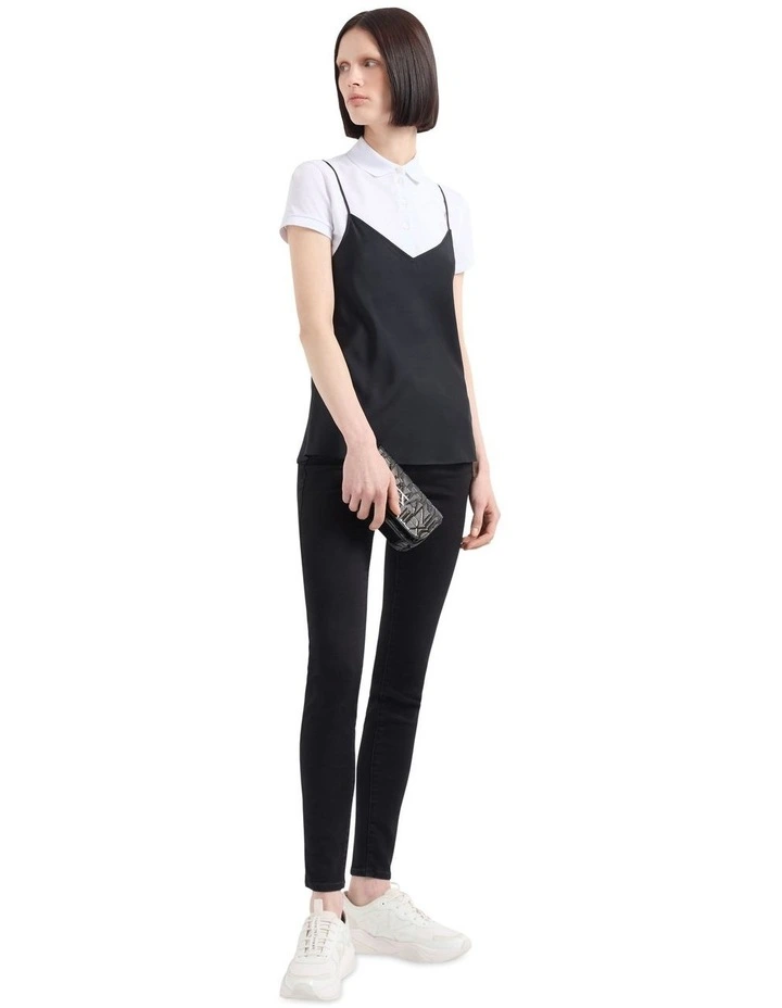 Essential Cami Top in Black image 4