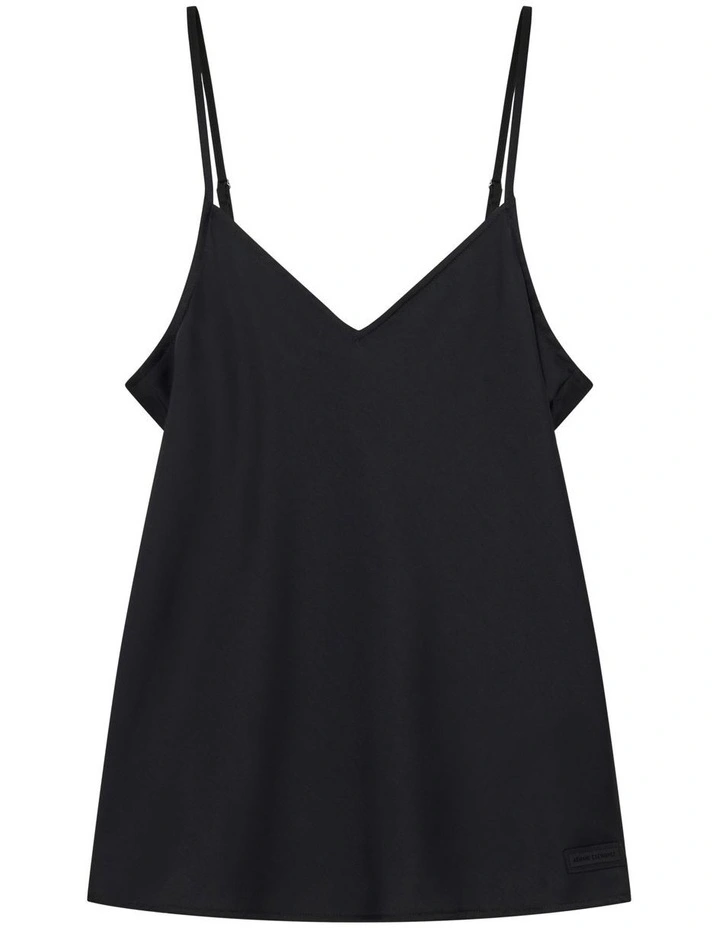 Essential Cami Top in Black image 5