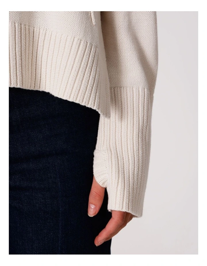 Cardigan in Cream image 2