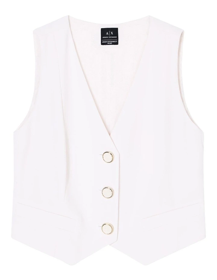 Waistcoat in Cream image 5