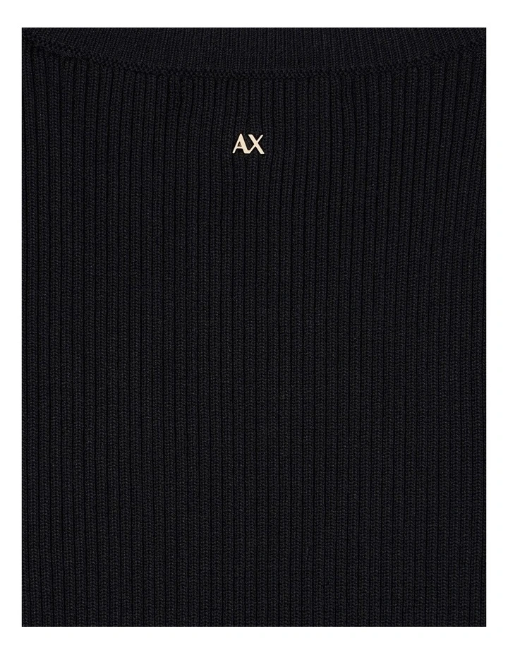 Salin De Giraud Ribbed Knit Vest in Black image 3