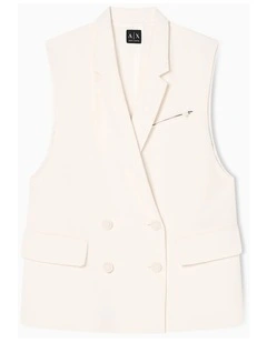Salin De Giraud Waistcoat in White