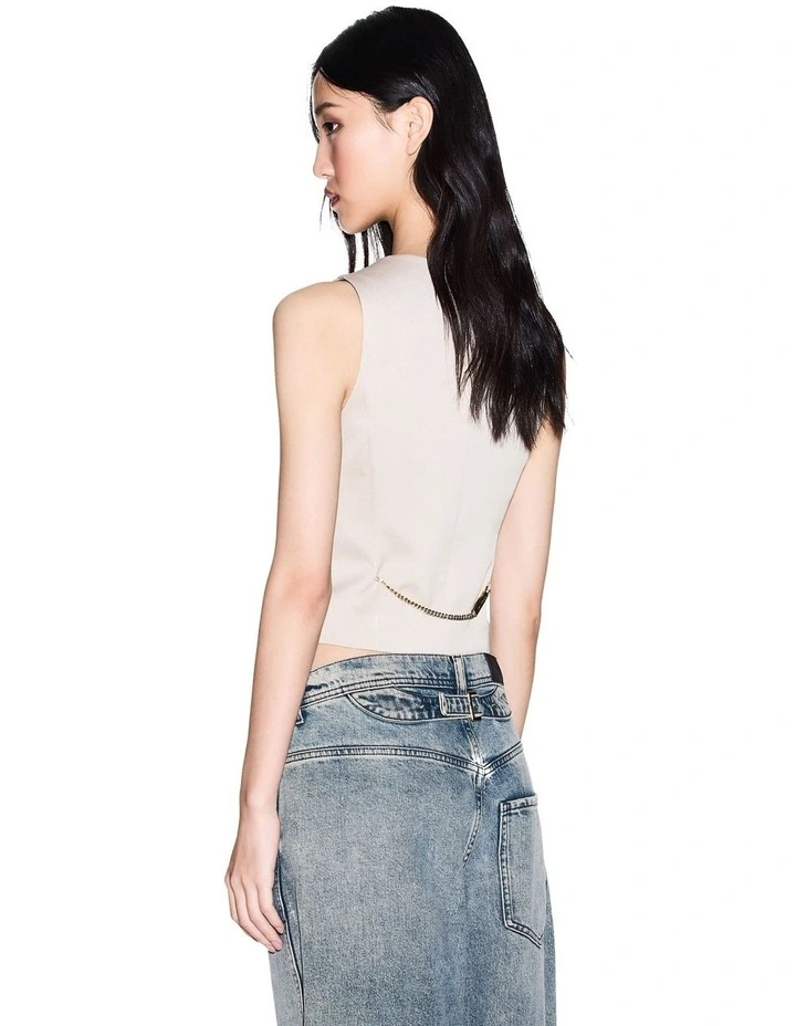 Salt Lake Waistcoat in Sand image 2