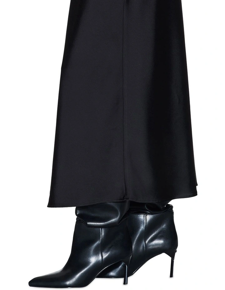 Midi Skirt in Black image 4