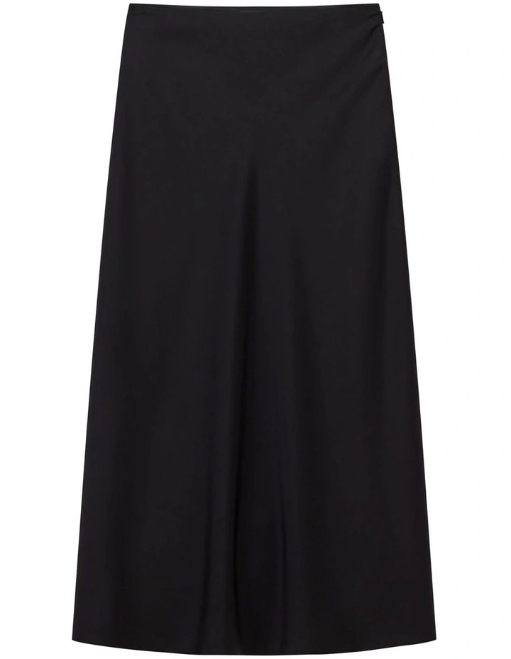 Midi Skirt in Black image 5