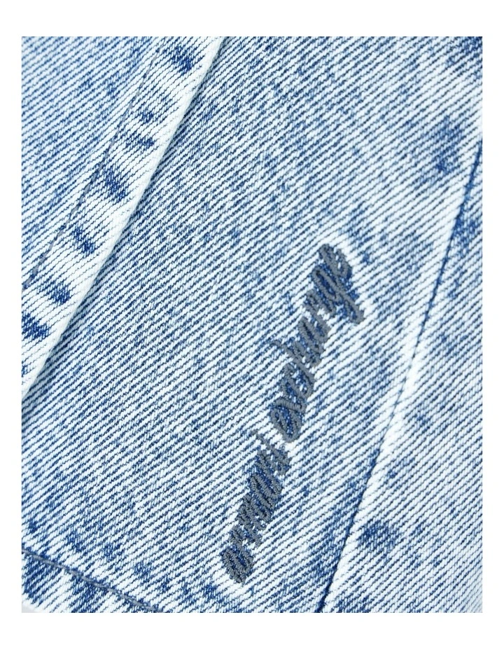 Studio Theatre Light Denim Wrapped Skirt image 6