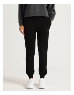 Logo Track Pant in Black