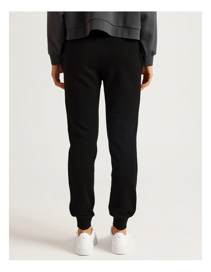 Logo Track Pant in Black image 3