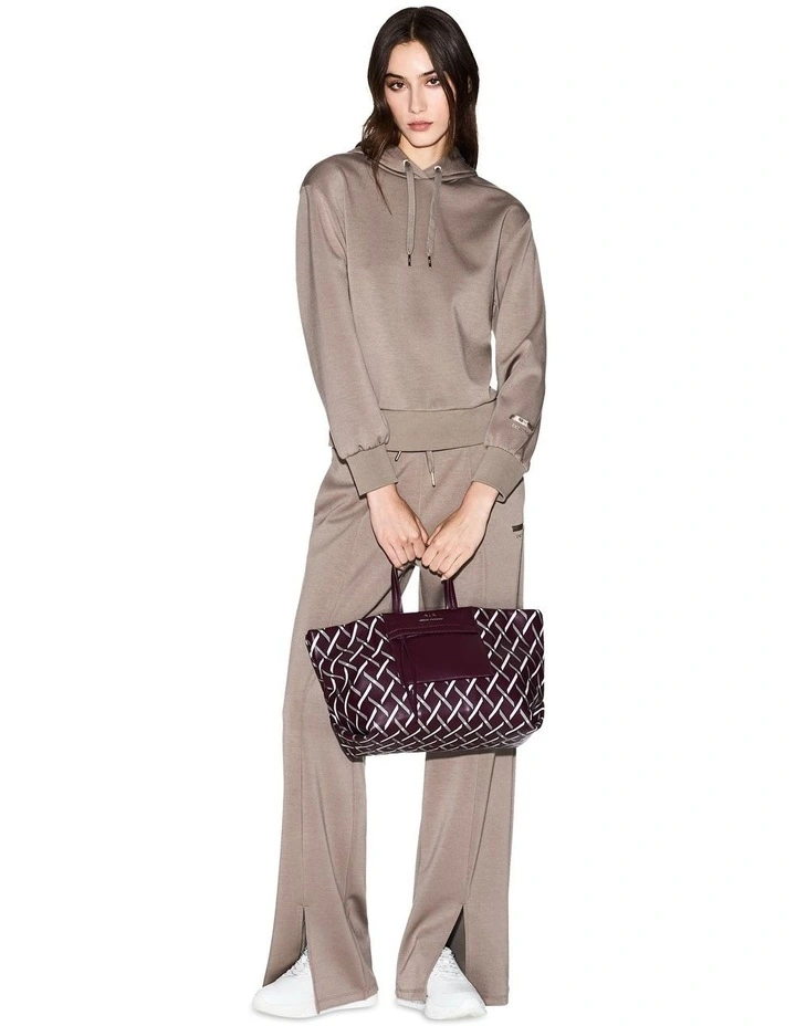 Front Split Trouser in Brown Bass image 3