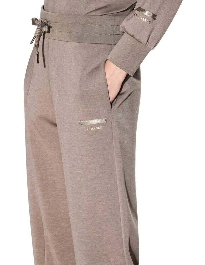 Front Split Trouser in Brown Bass image 4