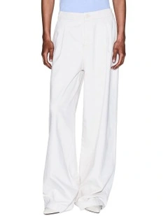 Wide Leg Trouser in Sound Sand