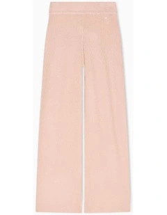 Salin De Giraud Ribbed Knit Pant in Cream