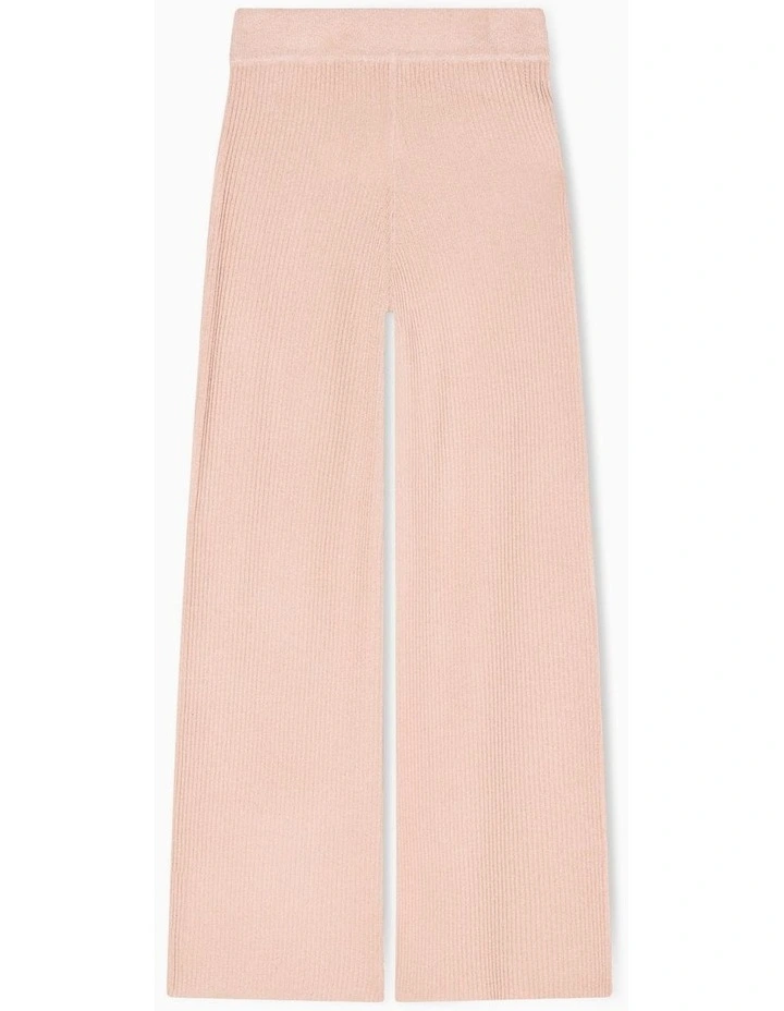 Salin De Giraud Ribbed Knit Pant in Cream image 2